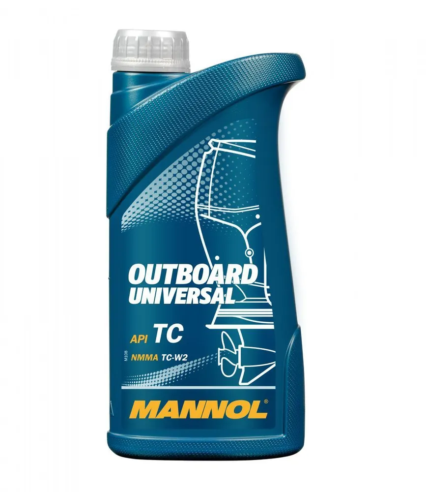 Масло моторное MANNOL мин. Outboard Universal 1л.